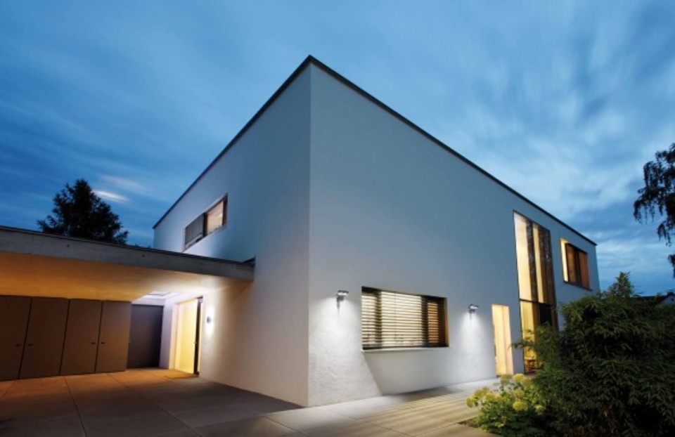 Aussenbeleuchtung bei Elektro-Brüderle GmbH in Bodenheim
