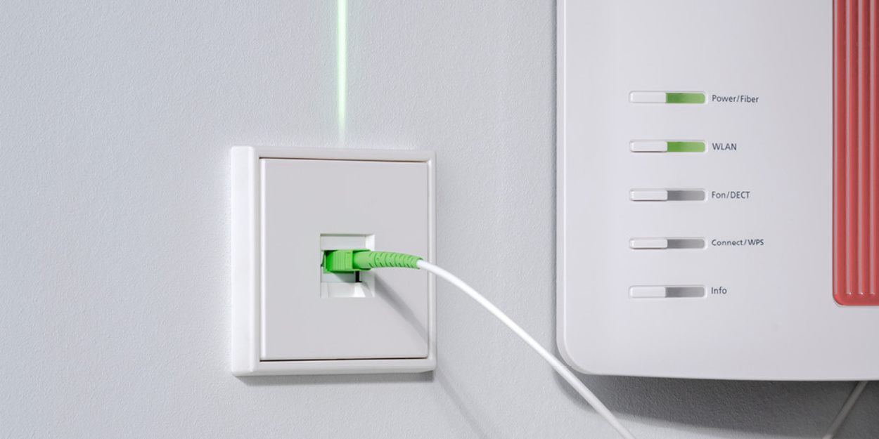 Die neuen Glasfaser-Anschlussdosen bei Elektro-Brüderle GmbH in Bodenheim